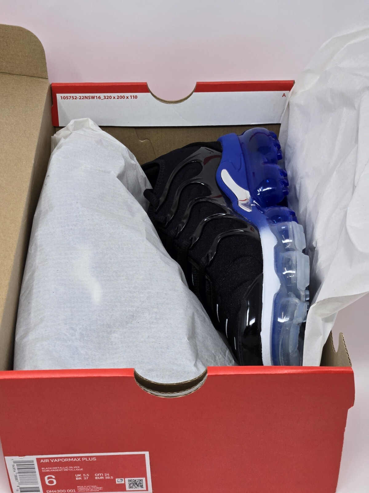 Nike Men's Air VaporMax Plus Men's Multi Sizes Black Blue Shoes DH4300-001 NBY