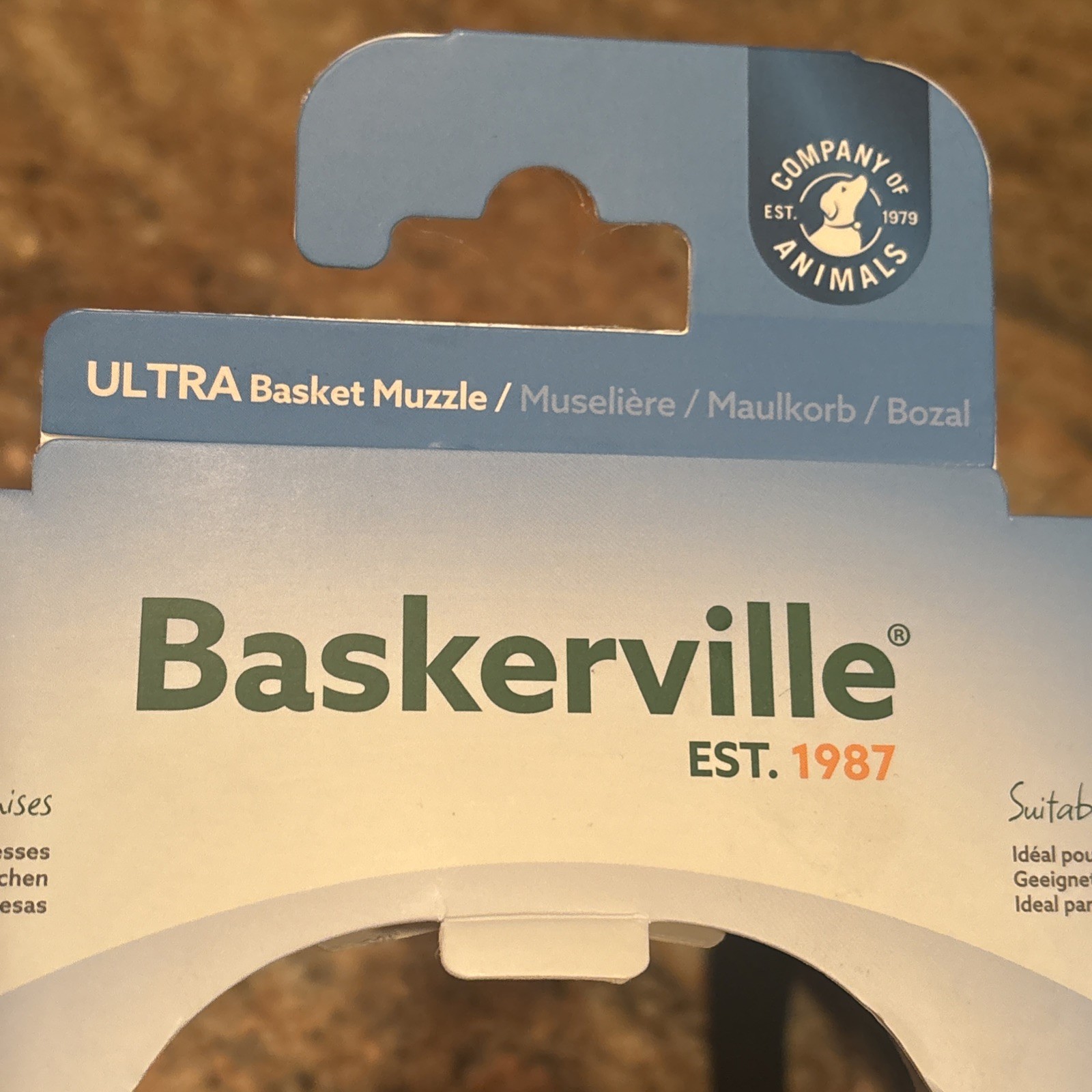 BASKERVILLE, SIZE 5 ULTRA DOG MUZZLE, NWOT