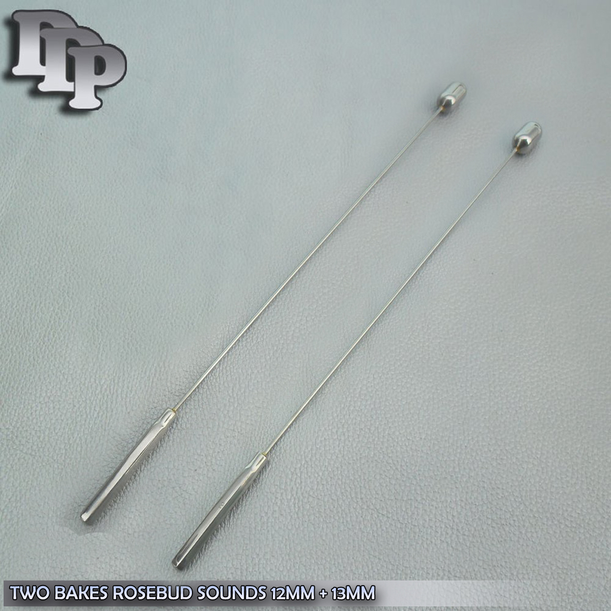 Two Pcs Bakes Rosebud Urethral Sounds 12MM & 13MM