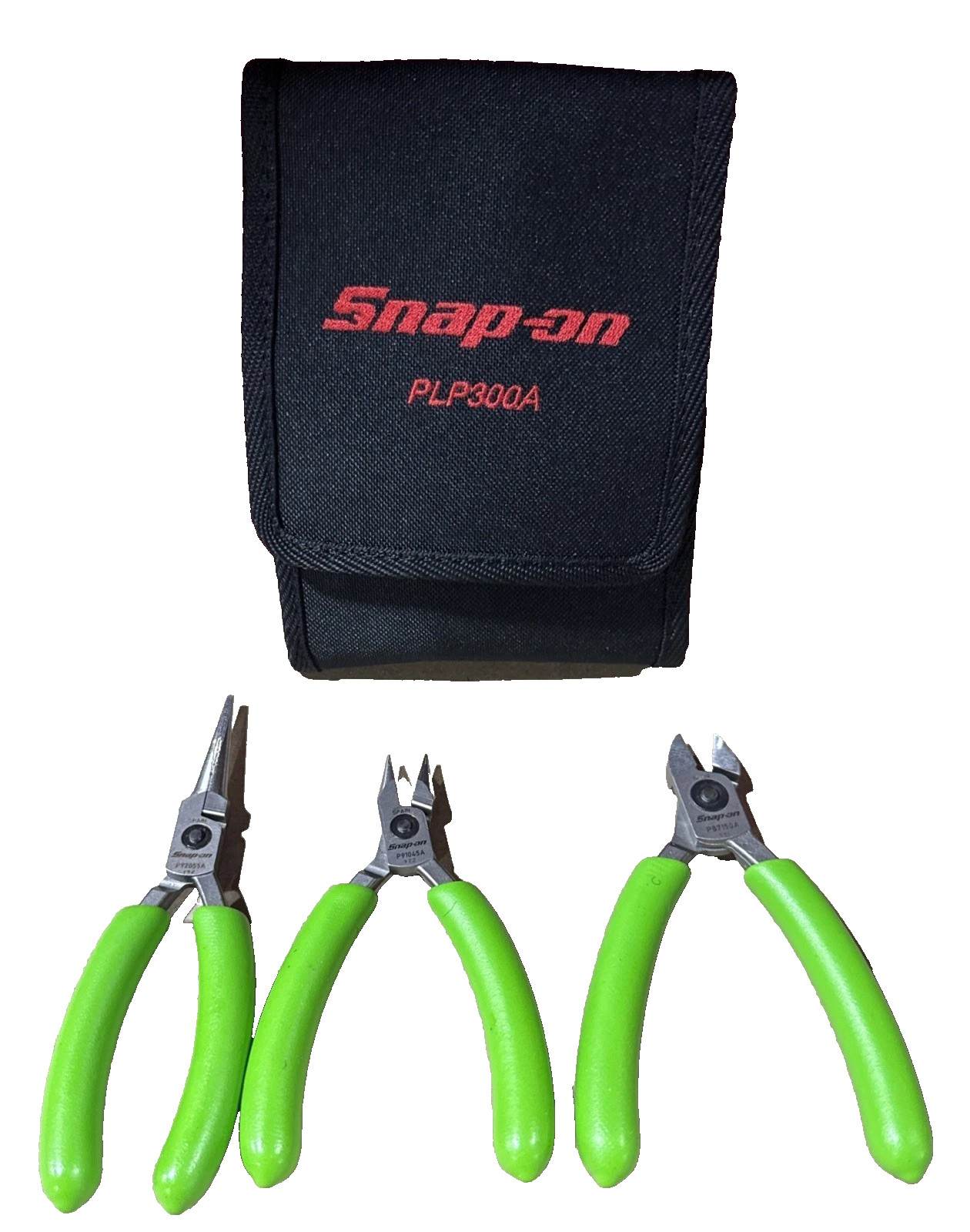NEW Snap-on™ PLP300AG 3-p Green Precision Plier Kit P91045 P87150 P92055 SEALed