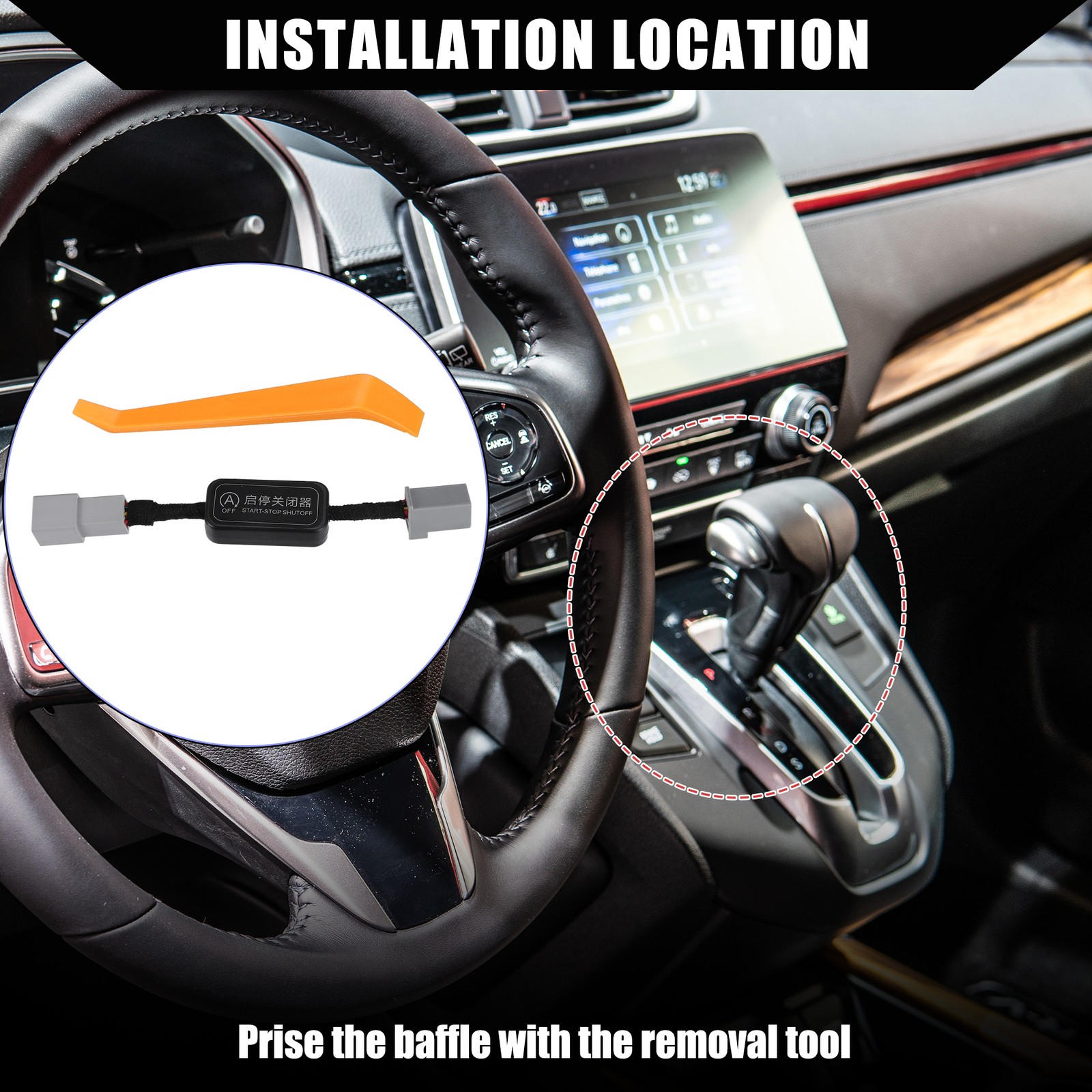 Auto Start Stop A-Off Cable Replacement Single for Honda CRV 2023