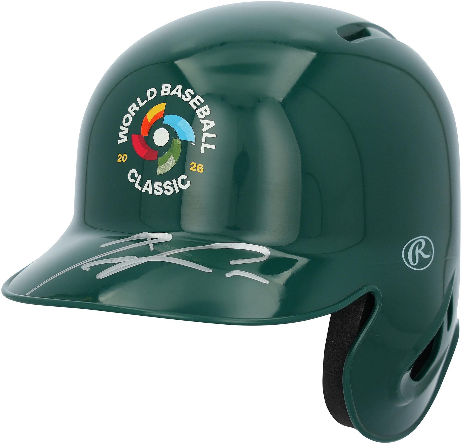 Ronald Acuna Jr Venezuela 2026 World Baseball Classic Signed Mini Batting Helmet