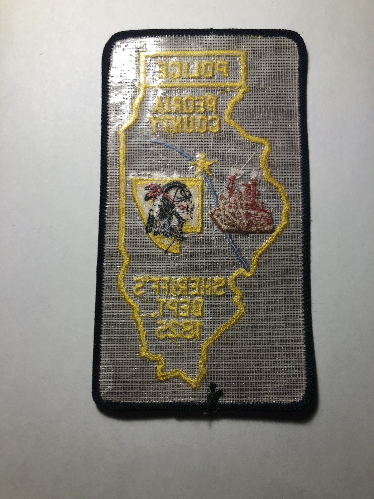 Peoria County Sheriff Illinois Police Patch