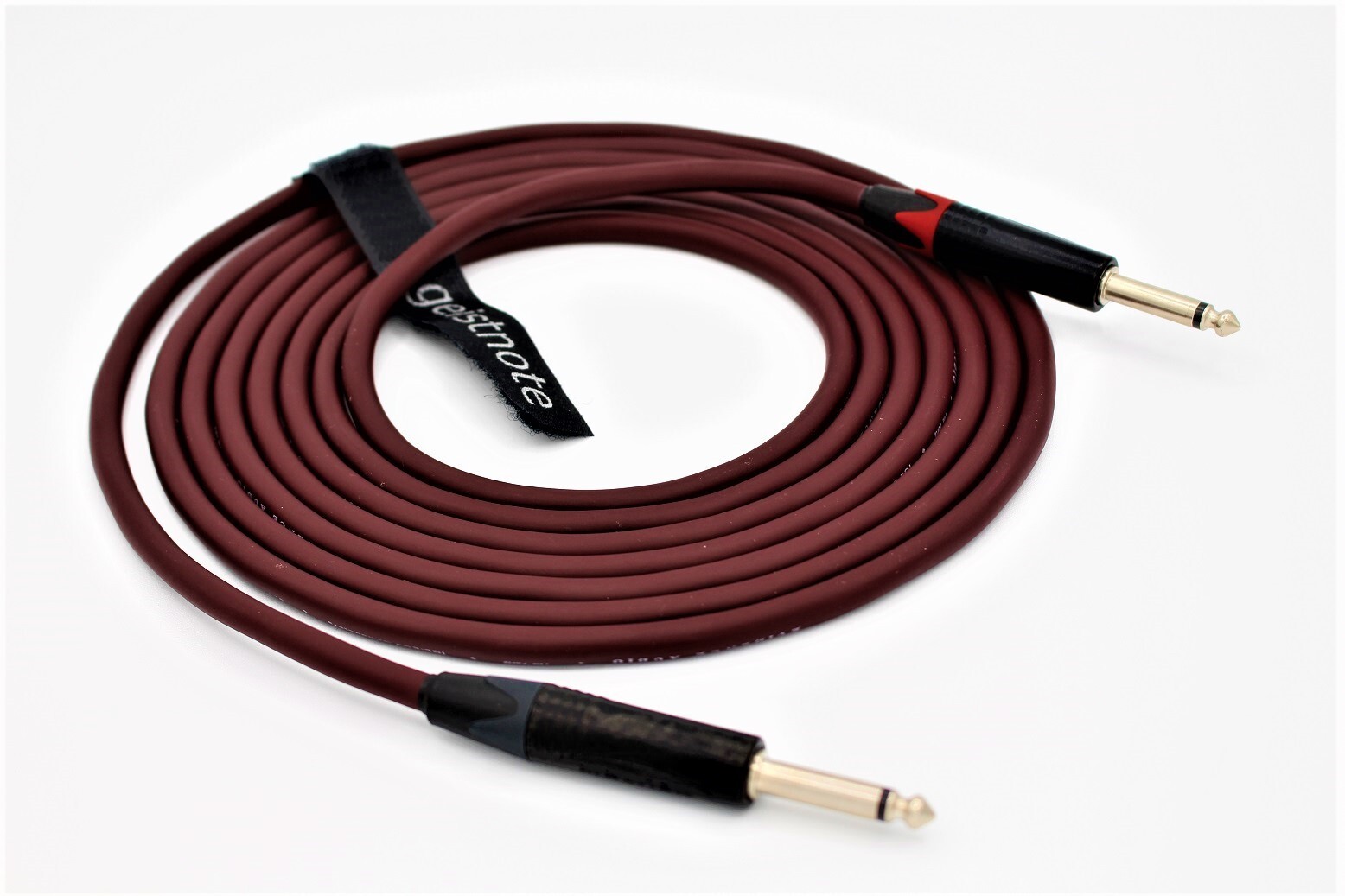 10' Instrument Cable ~ EA Forte 10 feet Gold or Nickel Plugs, Right Angle or Str