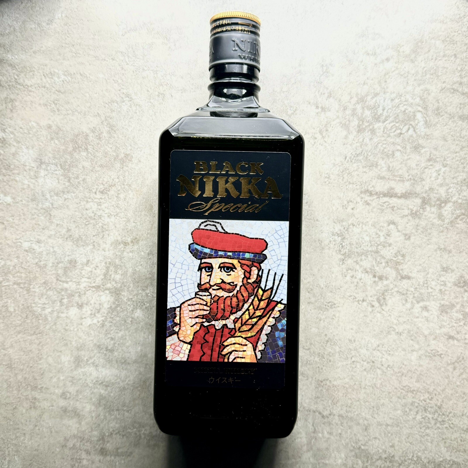vintage Black Nikka Bottle Empty 720ml Japan retro design whisky Current product
