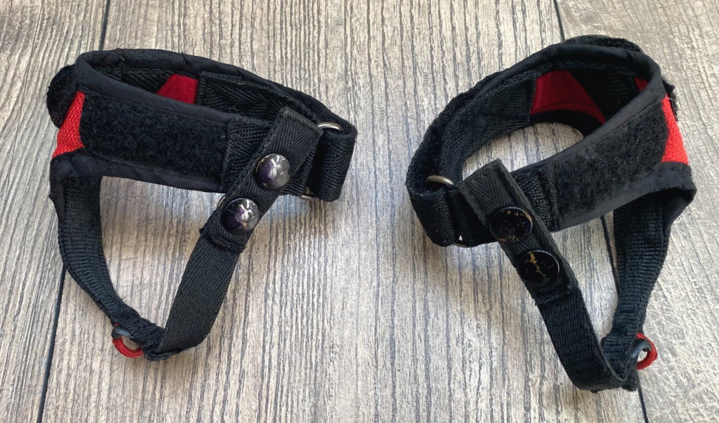 LEKI TRIGGER POWER STRAP S/M/L Black Red Red Yellow RARE old shape