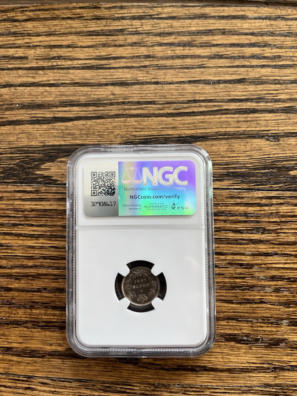 1880H CANADA 5C NGC MS62