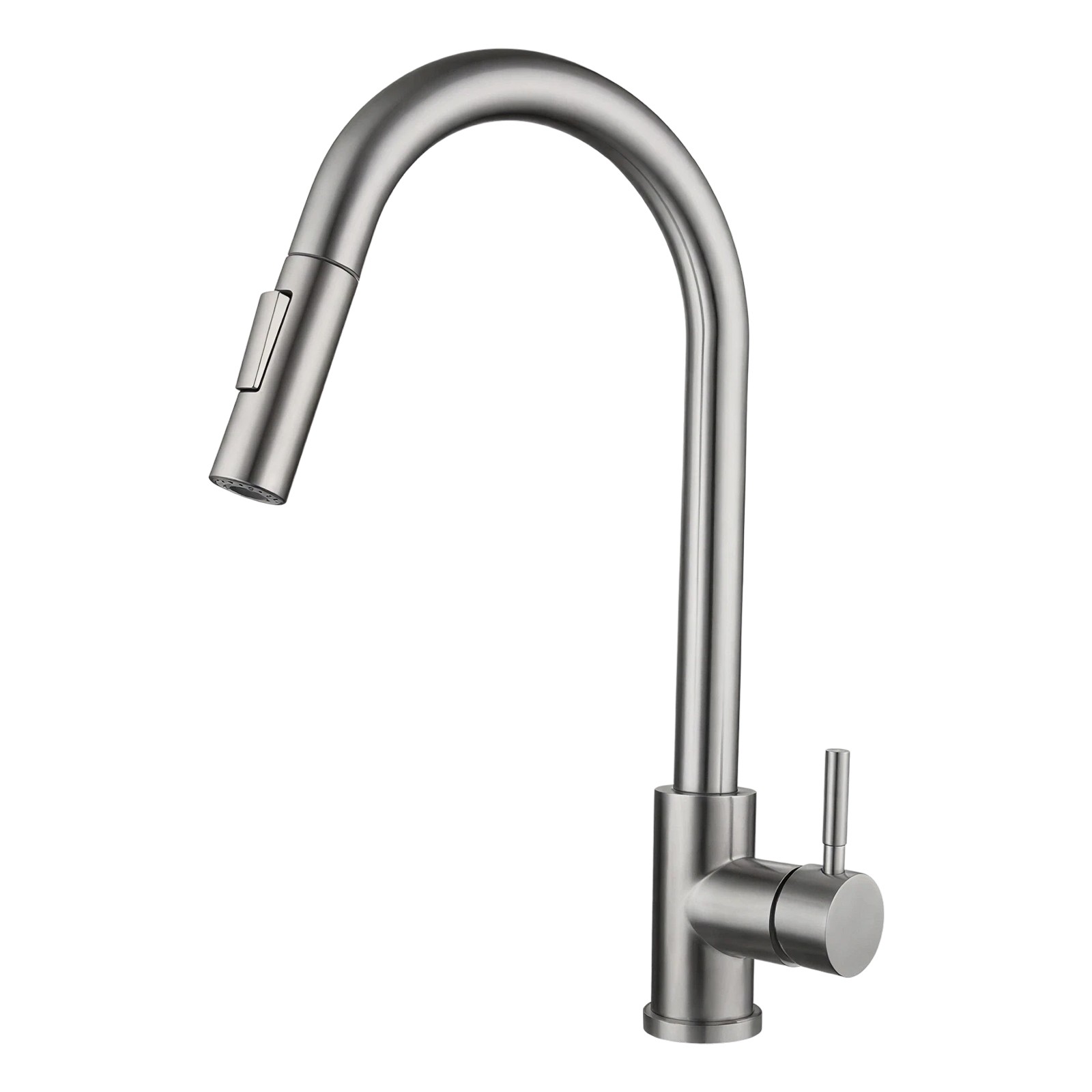 Silver Grey Kitchen Tap, 2 Modes Tap Kitchen, 360° Rotating Kitchen Tap