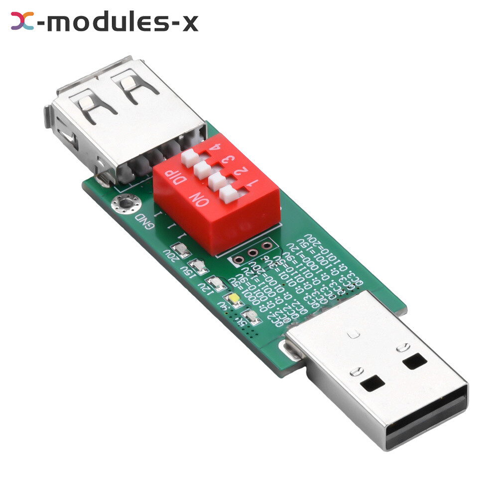 QC2.0/3.0 Decoy Aging Detection Fast Charging Adapter Test Board 5/9/12/15/20V