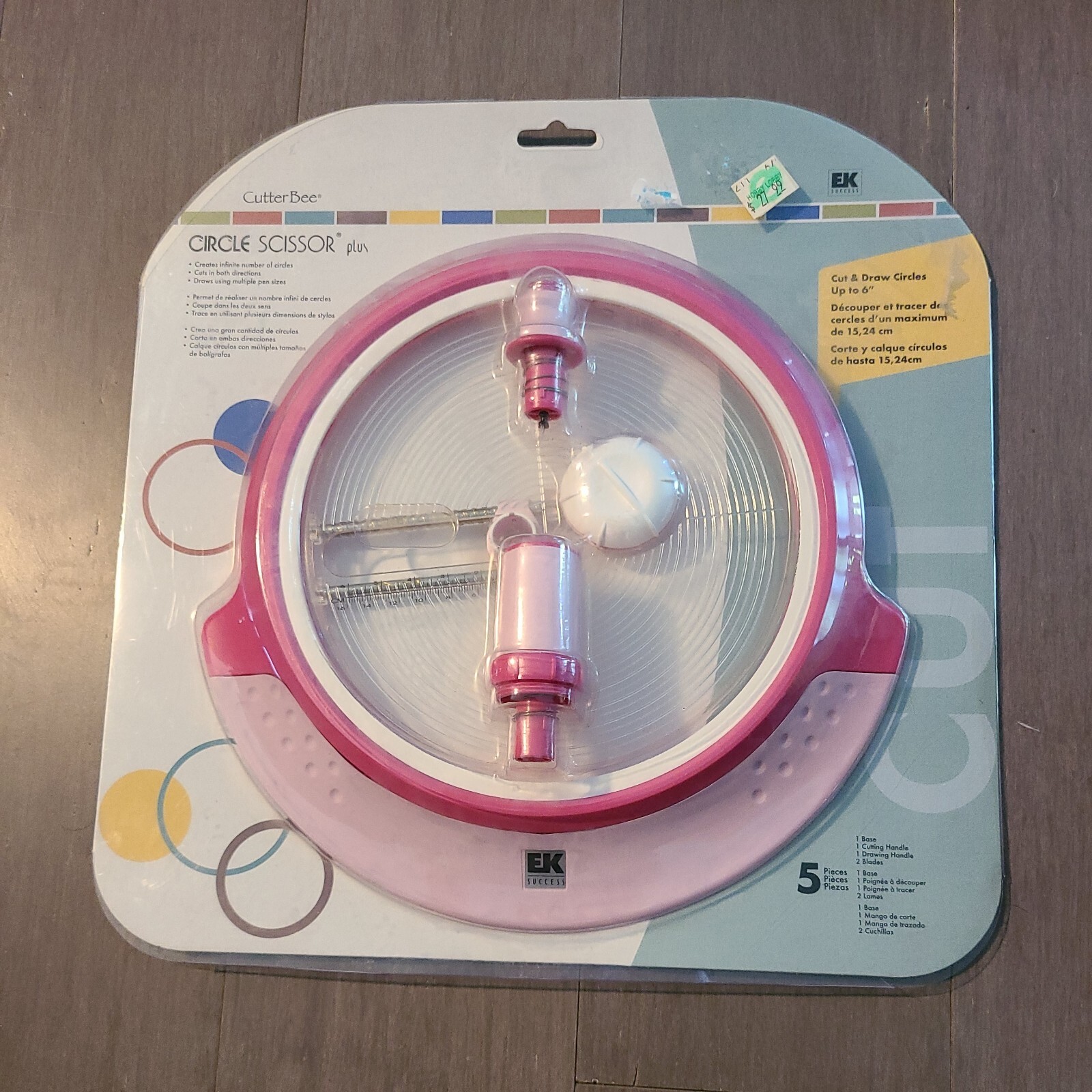 Cutter Bee Circle Scissor Plus Cutter For Scrapbooking Sewing Read