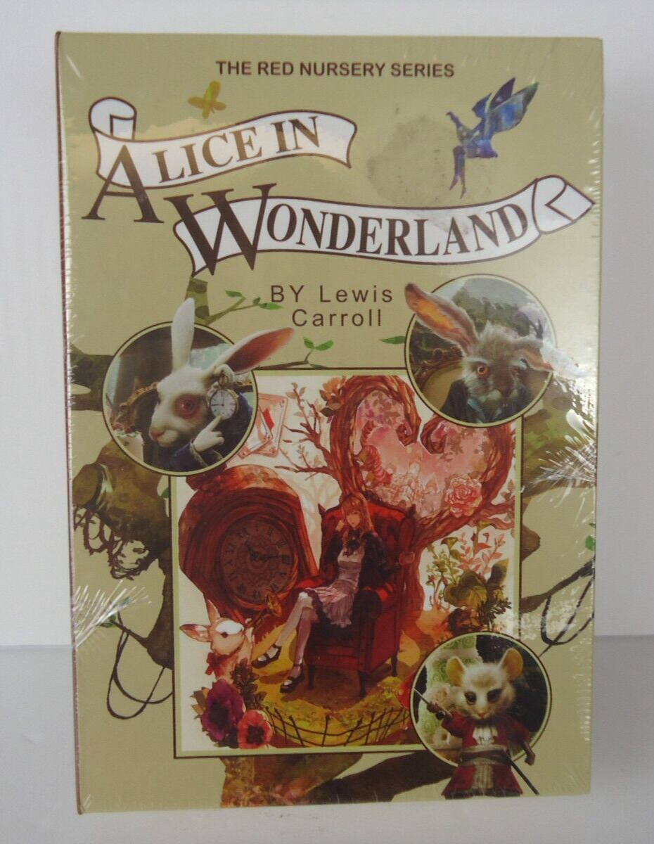Hidden Safe Real Paper Book With Key Locking Safe Alice in Wonderland New Sealed