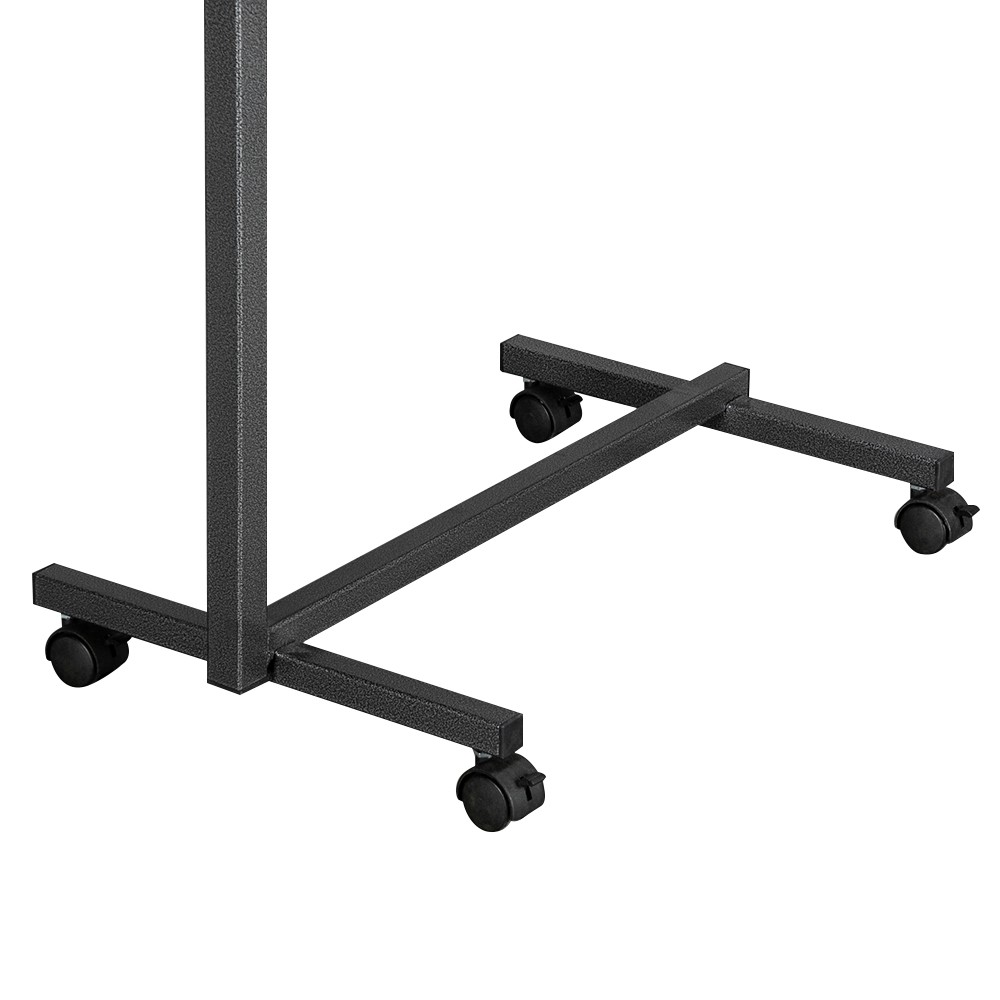Multifunctional Adjustable Bedside Table MDF/Iron/4 Wheels With Brake