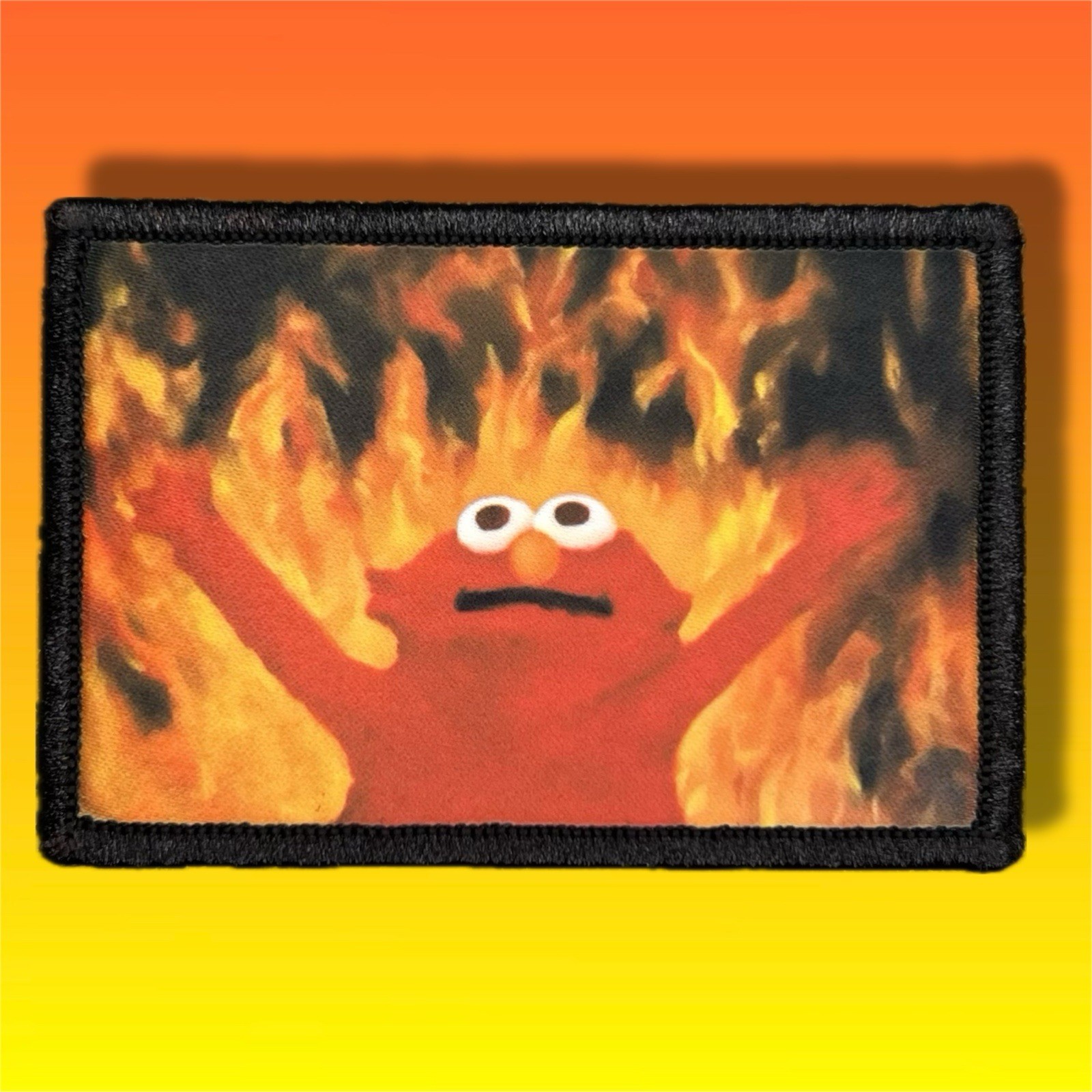 Elmo Fire Meme Morale Patch / Military ARMY Tactical Airsoft 830