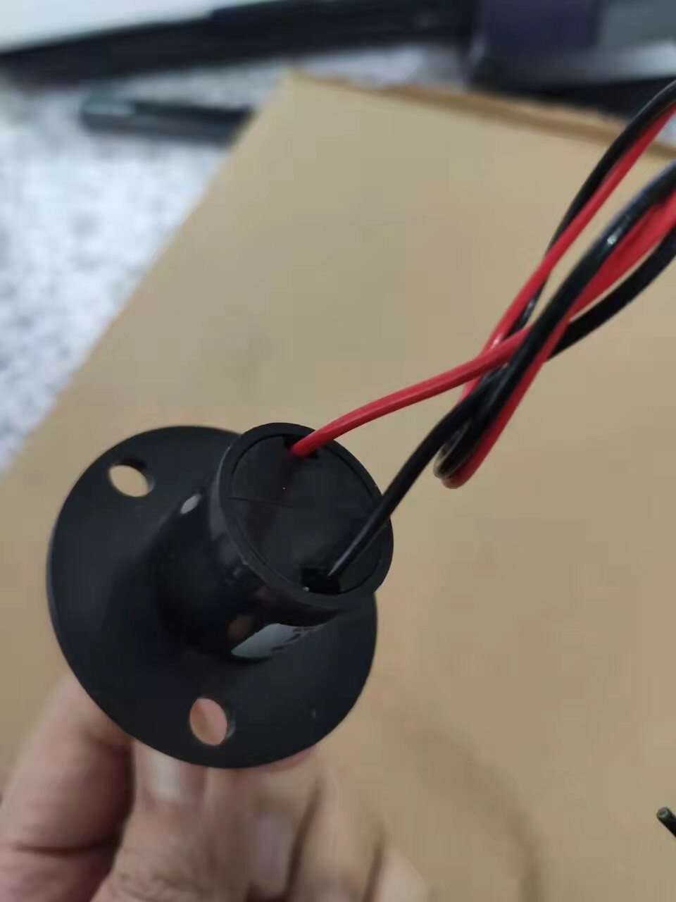 2 Wires 10A OD22mm 500RPM Collector Ring Wind Turbine Slip Ring
