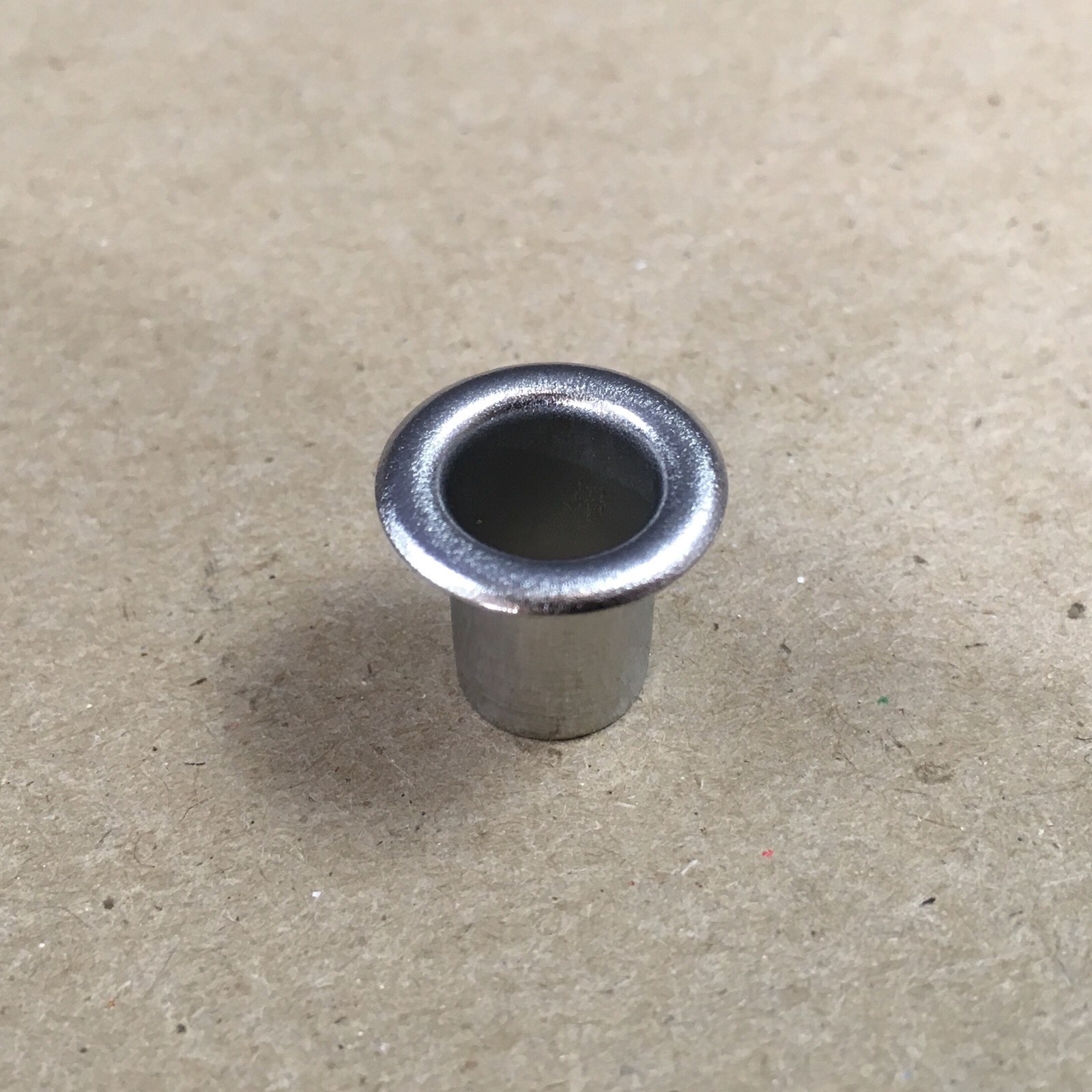 Qty-1 Drum Air Vent 3/8" Grommet Punch Type 14 x 10 mm Brushed Silver Chrome