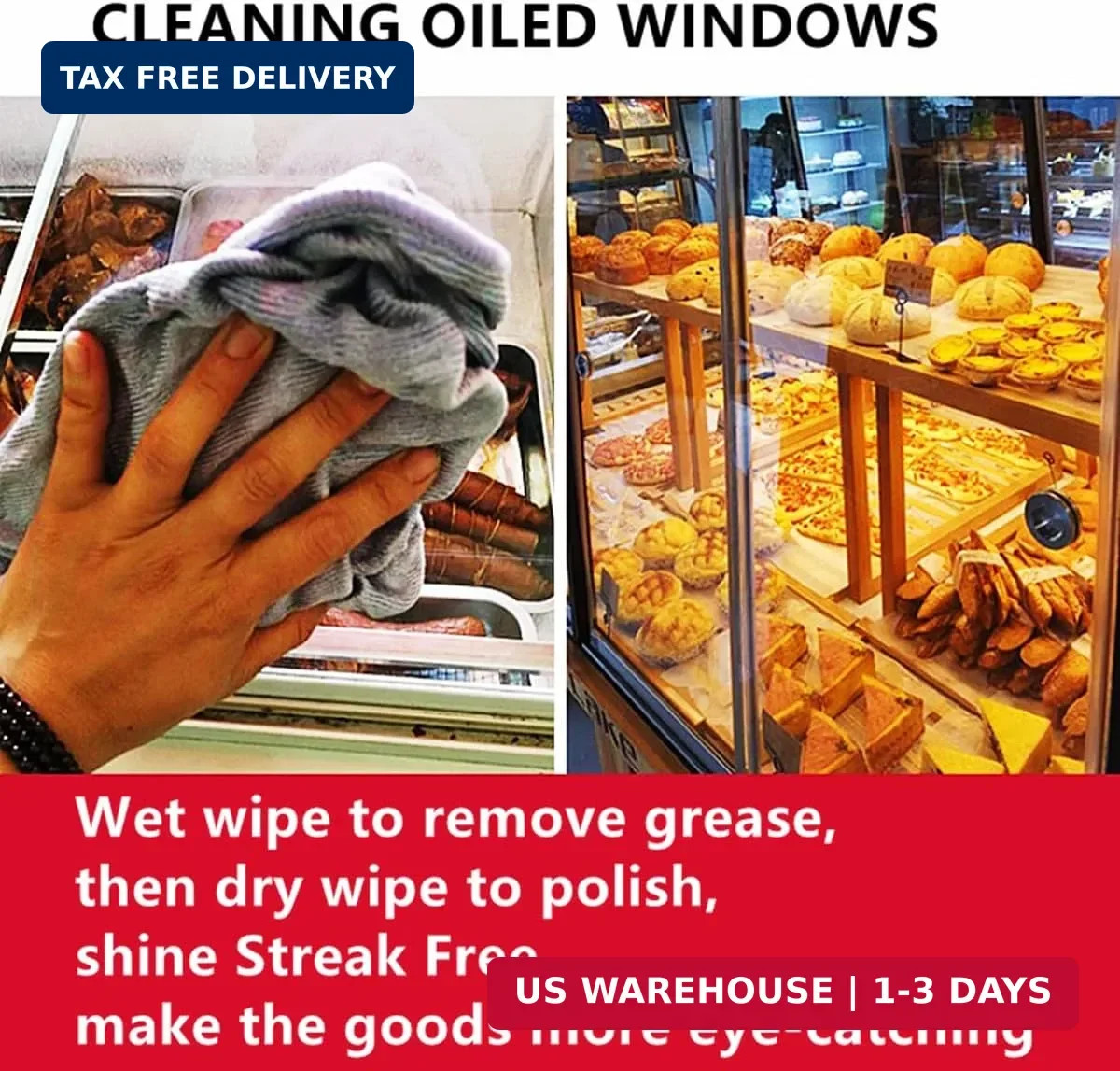 Ablethe Window Cleaning Cloth & Enviro Cloth Basic Package - Streak Free Cleanin