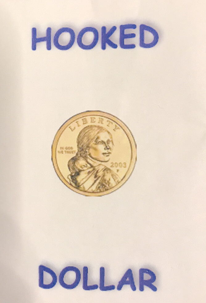 Hooked Coin - US $1 Golden Dollar for your Favorite Magic Hooked Coin Trick