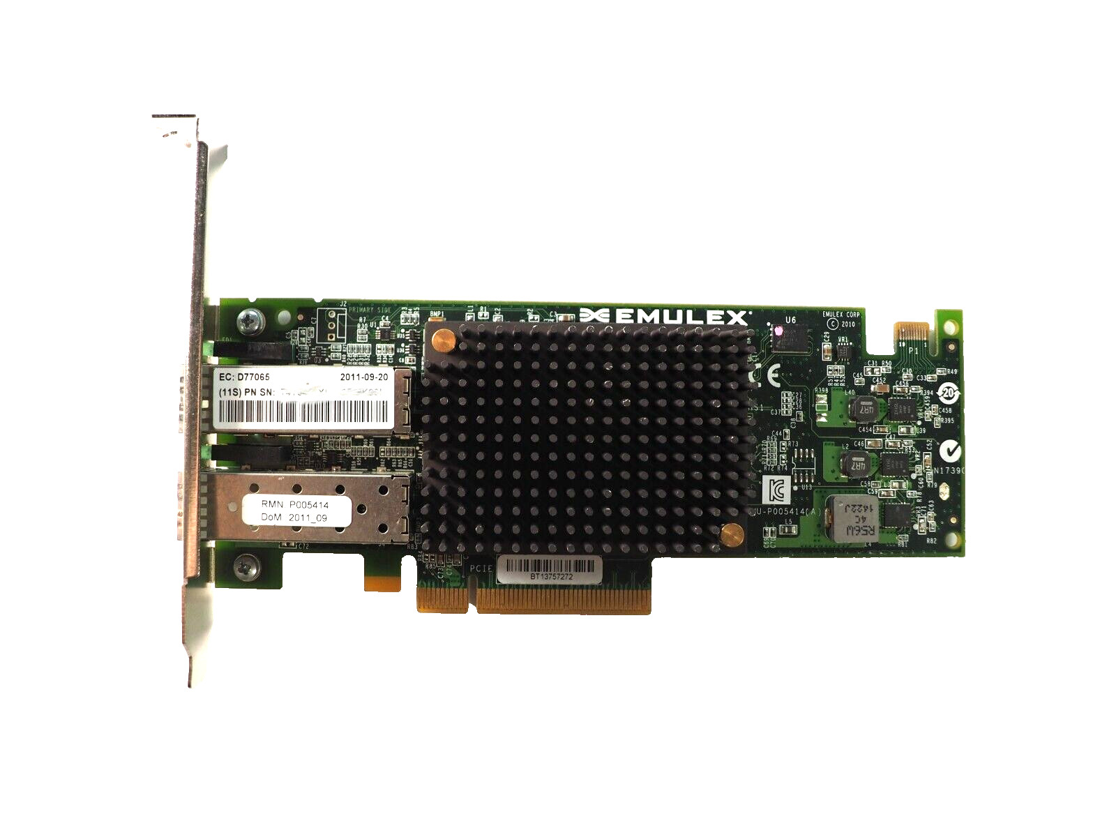 Emulex 005414-02B 2-Port 10gb Fibre Channel PCI-E Network Card 005630-06A