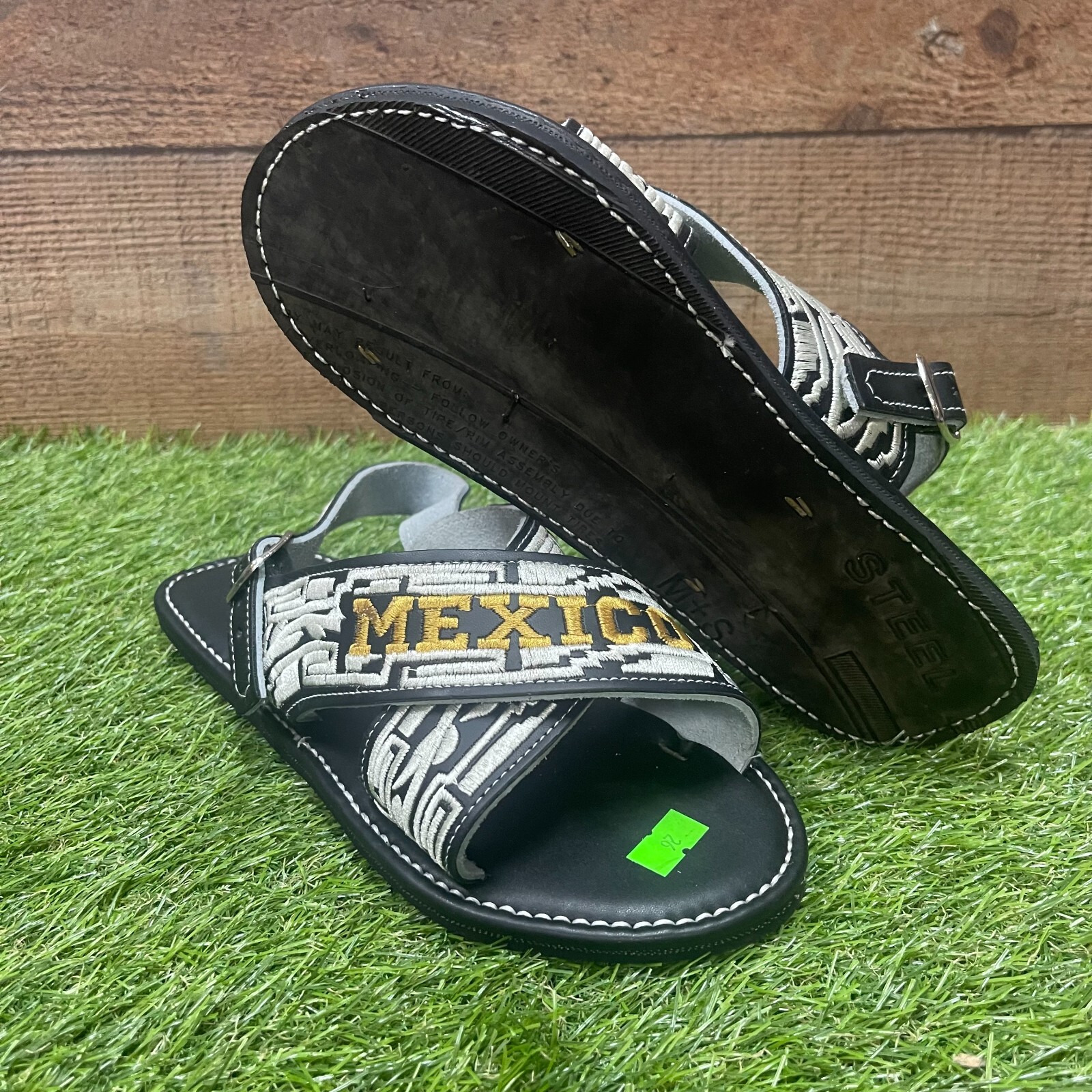 Men’s Mexican Handmade Bordado Huarache Sandal Cruzado de Cuero México Leather