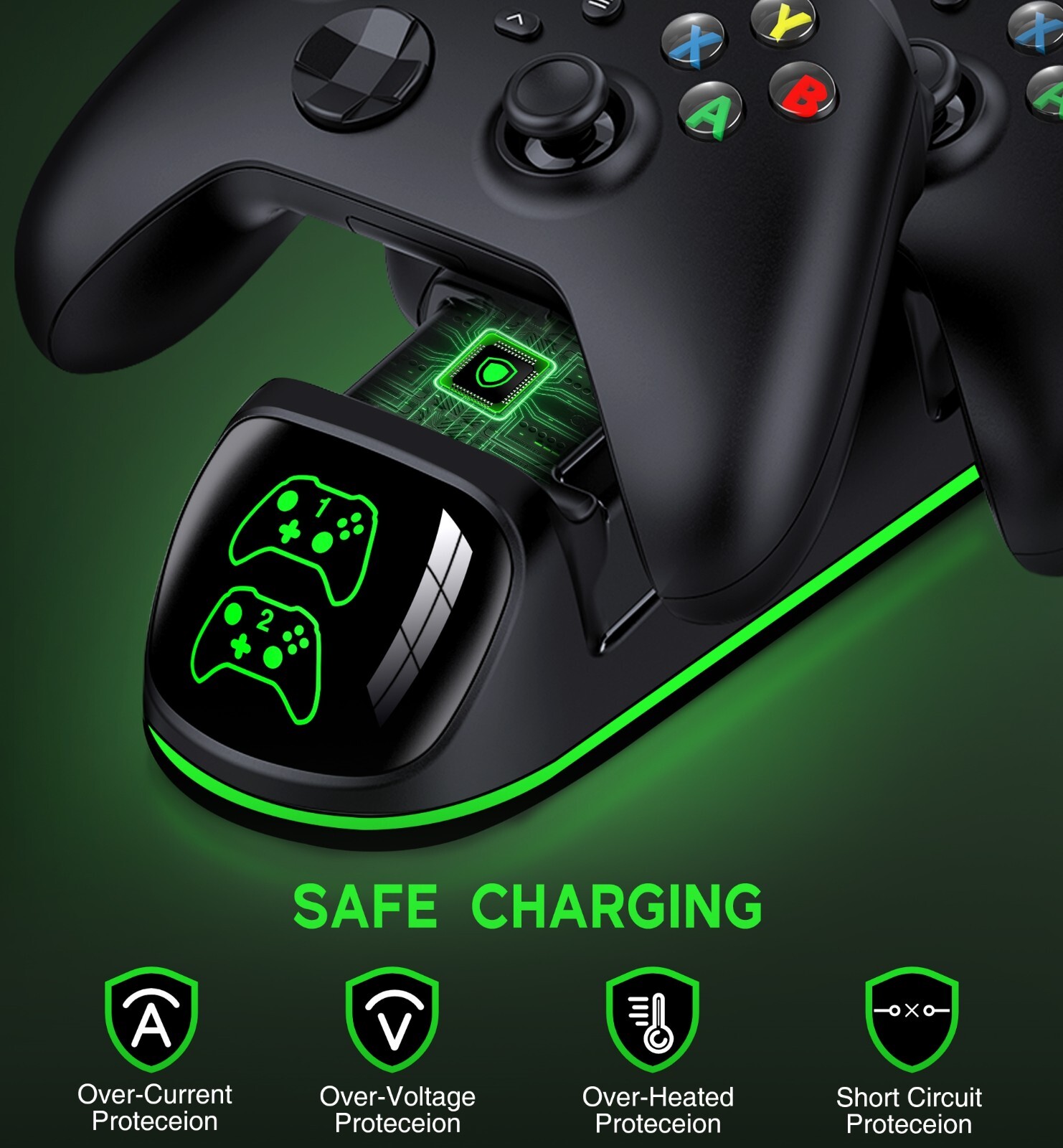 Rechargeable Battery For Xbox Series X / S Controller Fast Charging Dock Station