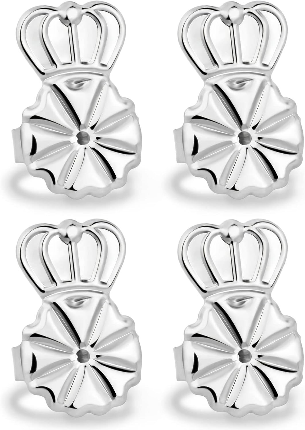 925 Silver Earring Lifting Backs Replacements for Droopy Ears Heavy Earring