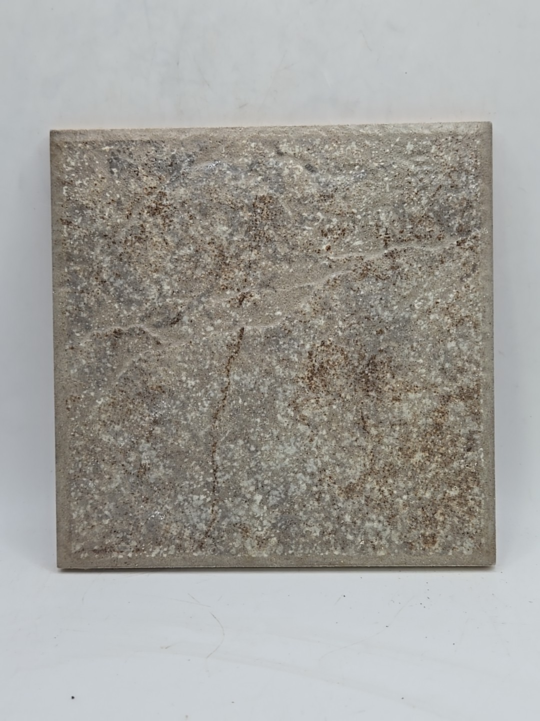 1pc Tan And Rust Ferrara Swimming Pool Ceramic Tile Frost Free 6"x6" Deck