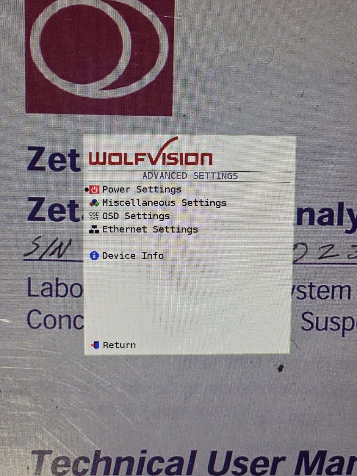 WolfVision vSolution Cam CMOS 1080p HD Document Camera