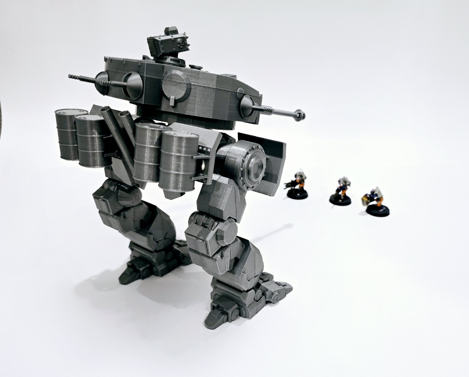 3d Printed Miniatures War Walker Titan, Dreadnought Proxy For Tabletop Wargames