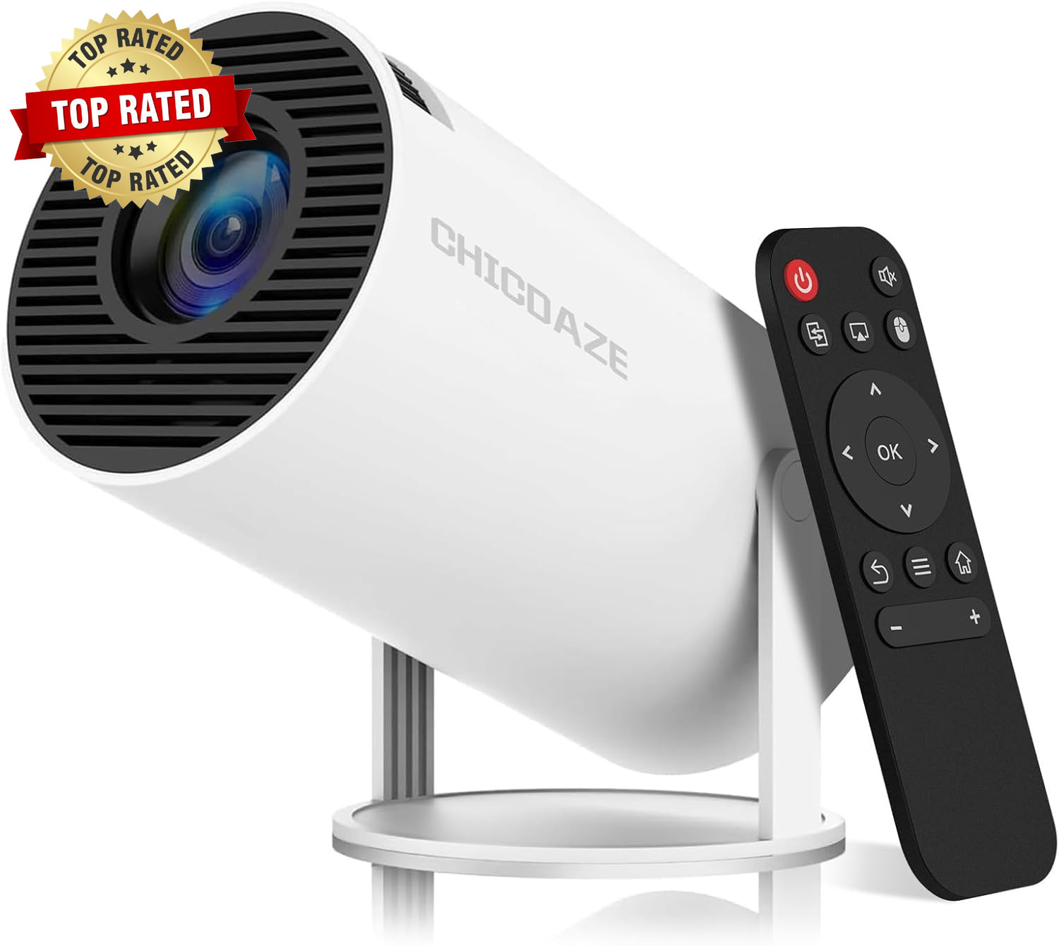 Mini Projector HY300 Pro, Portable Projector with Dual-Band WIFI6 5G Wireless 5.