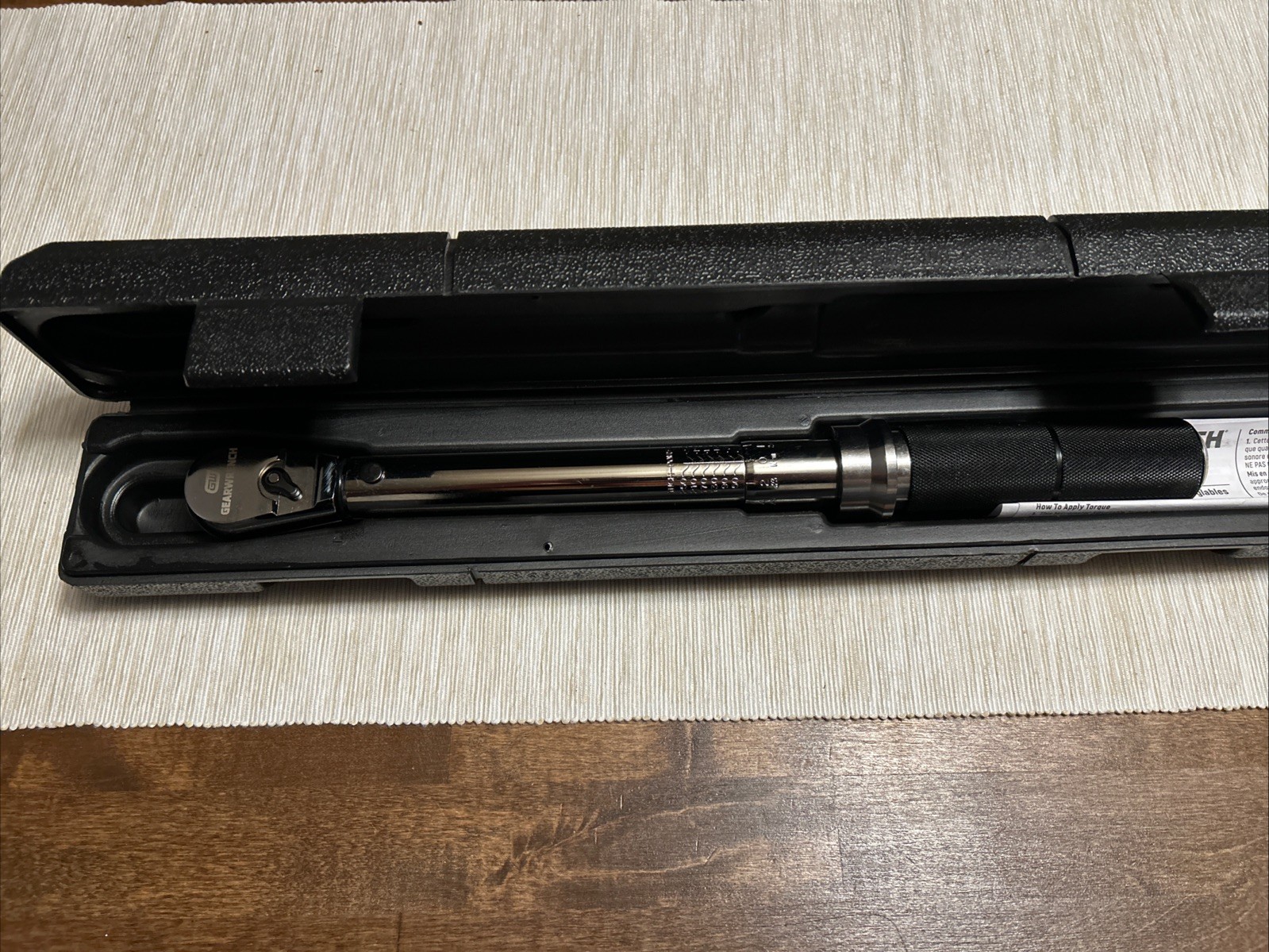 Gearwrench 85061M - 3/8" Drive Micrometer Torque Wrench 30-250 in/lbs.