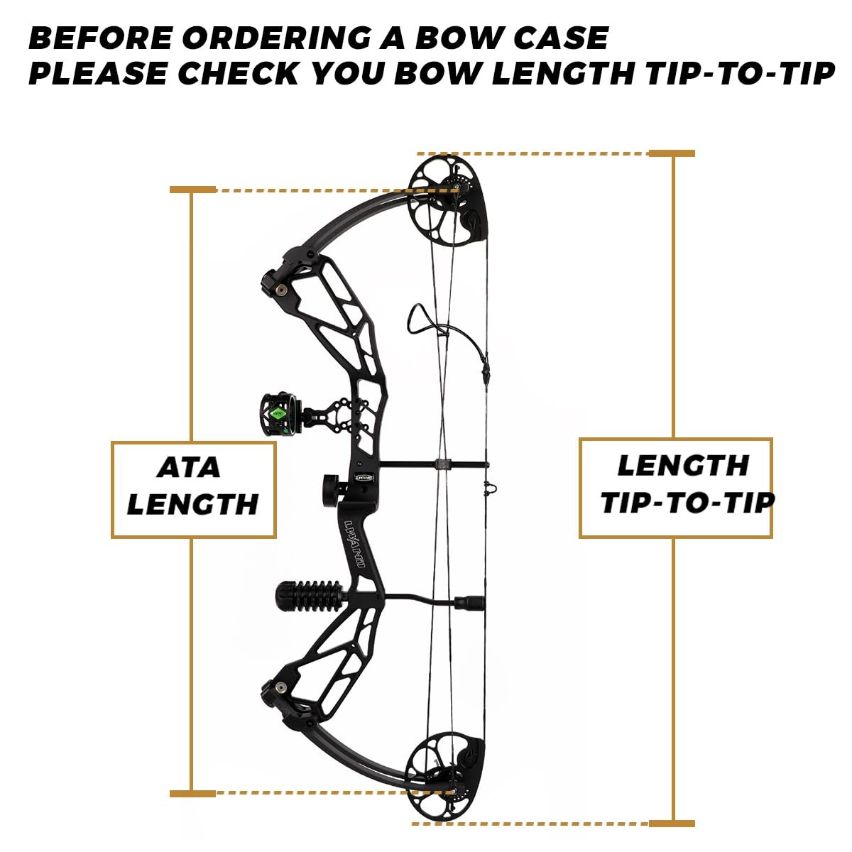 Compound Bow Case - Archery Soft Bow Bag with Arrow Pocket and Backpack Strap...