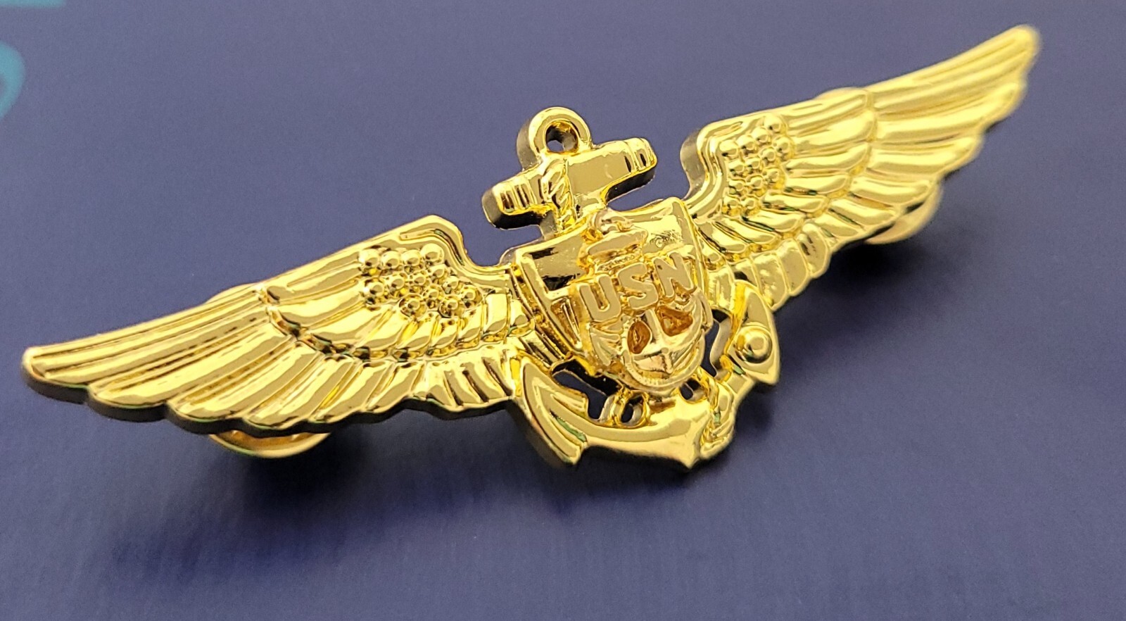 US Navy USN Marine Pilot Wing Badge Insignia Aviator Military CUSTOM Pin