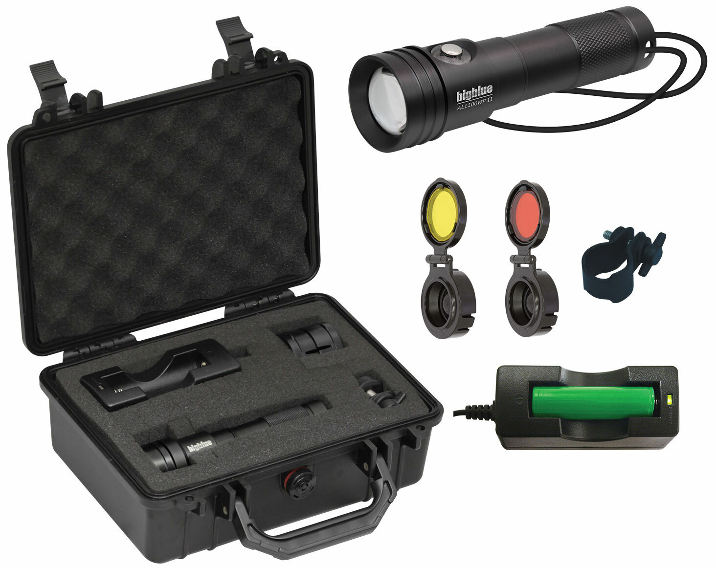 BigBlue PC-AL1300WP 1300-Lumen Wide Beam Light w/ Hard Case