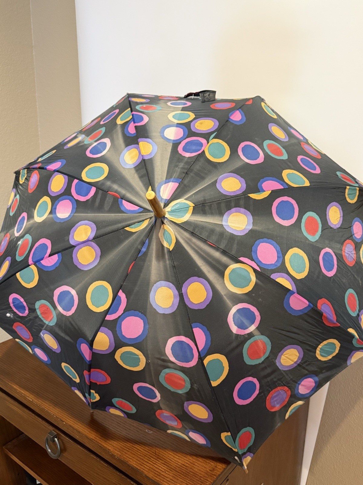 Umbrellas- Two One Wooden, One Plastic Large