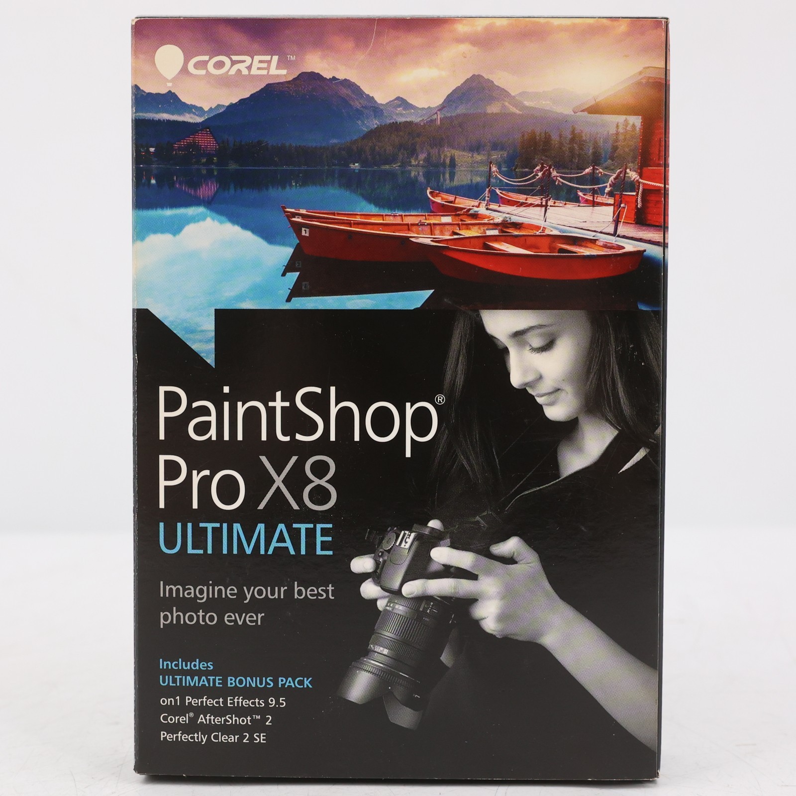 Corel PaintShop Pro X8 Ultimate Photo Editing Software Complete PC DVD Set