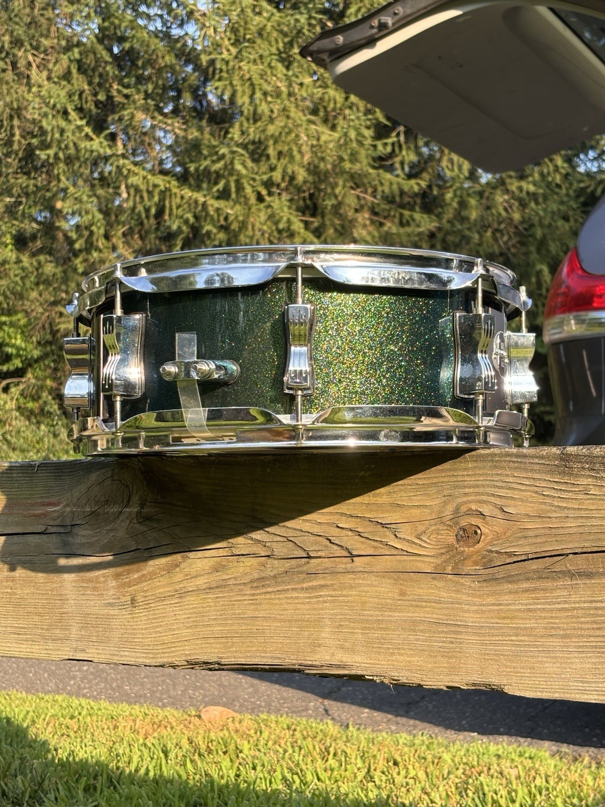 LUDWIG Element Green Sparkle 14” Snare Drum