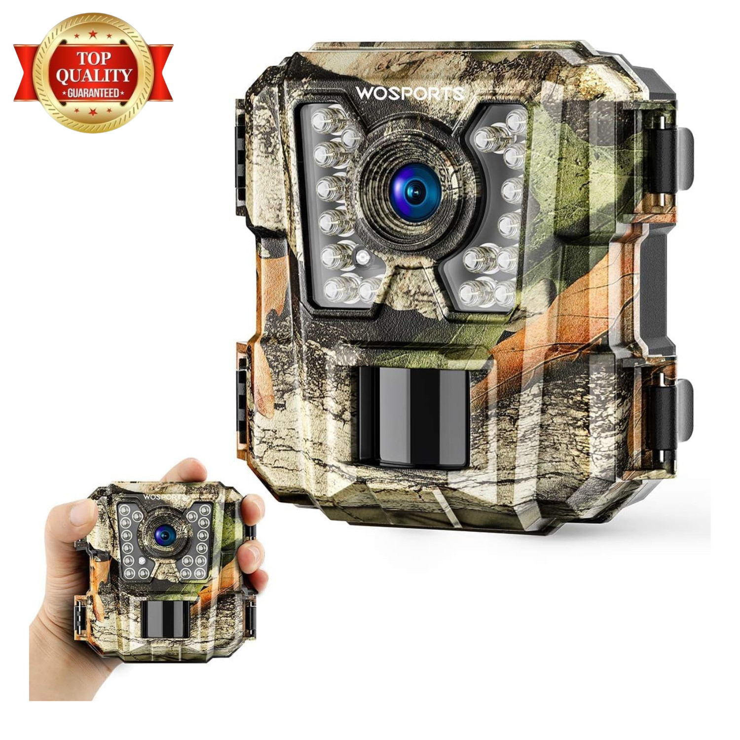 Mini Trail Camera,24Mp 1080P HD Game Camera Motion Activated with IR Night Visio