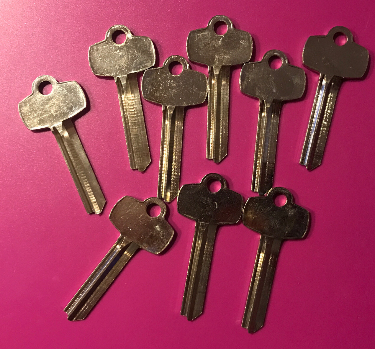 SET OF (9) Ilco A1114FM Key Blanks - Locksmith [x]