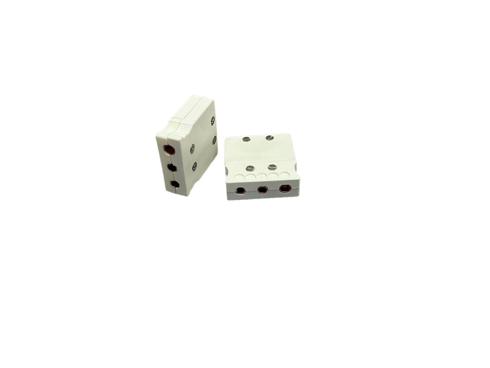 Thermocouple Jack, White, 3 Pin Qd