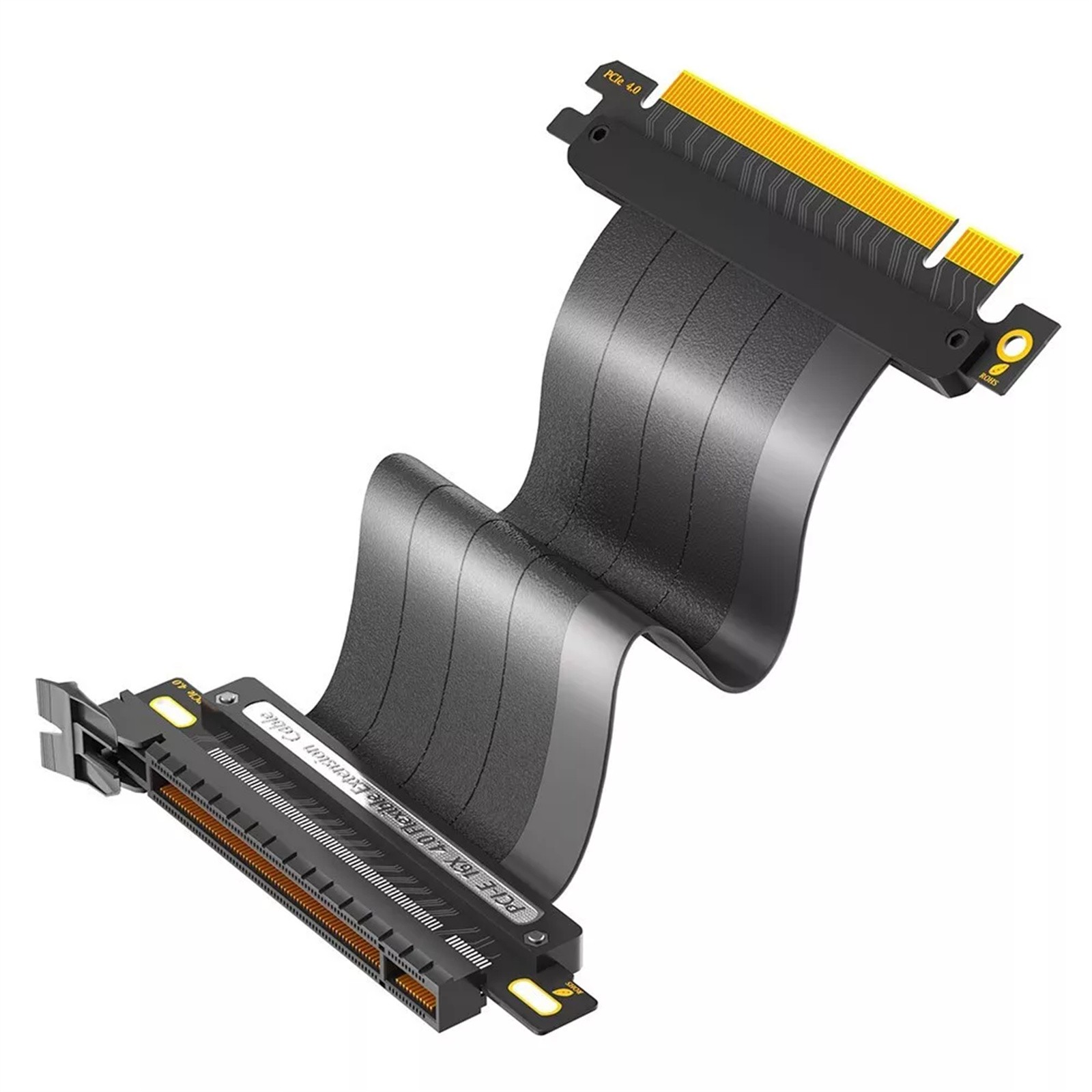 PCI-E 4.0 Extension Cable GPU Riser Cable Compatible With Most GPU/Motherboard