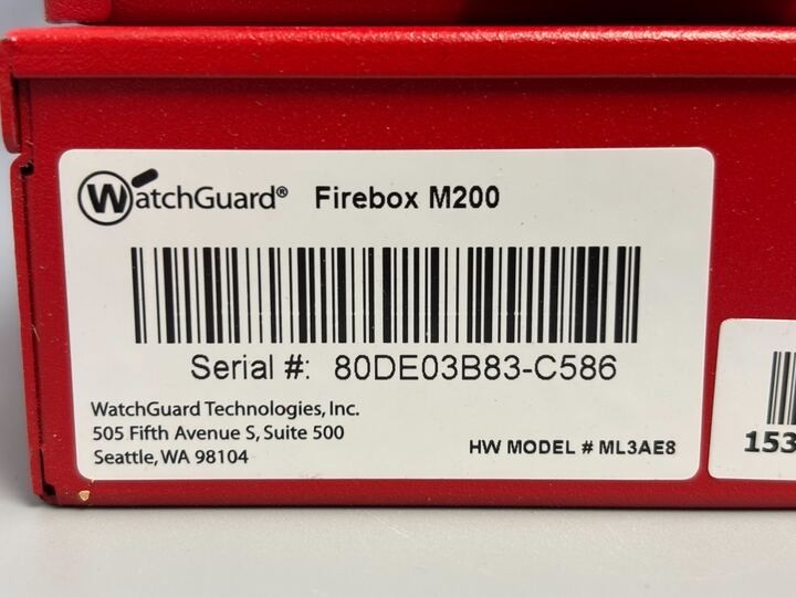 WatchGuard Firebox X550e CORE and Firebox M200 Network Security Firewall
