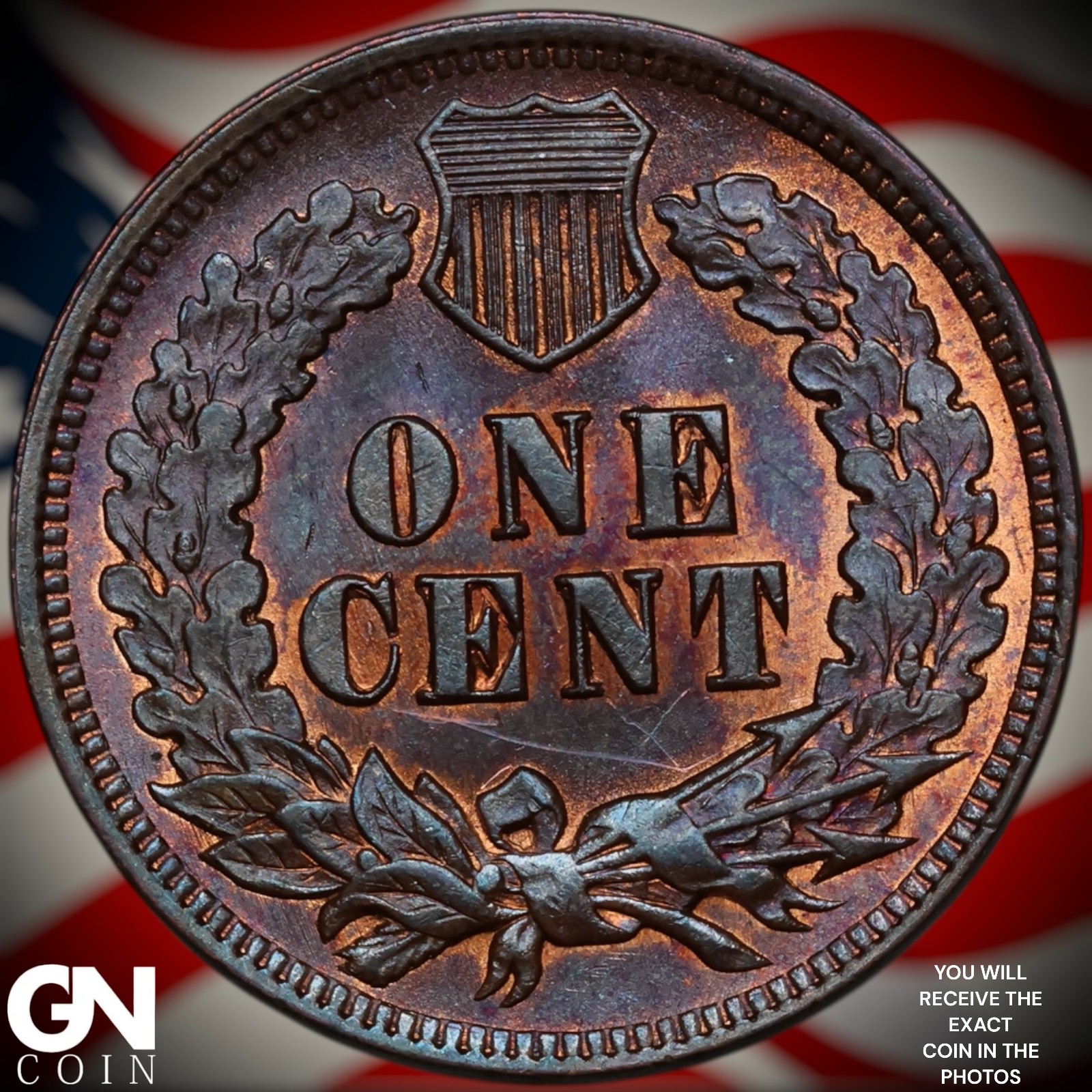 1905 Indian Head Cent Penny A0388