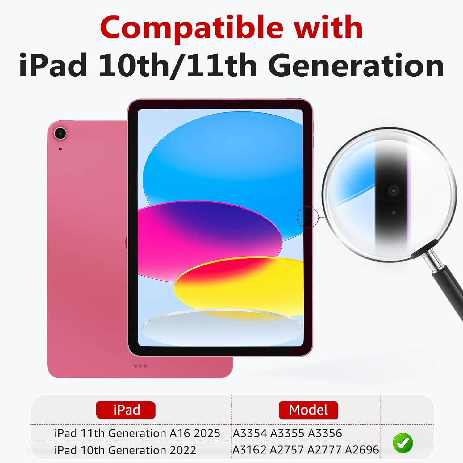 Screen Protector Compatible with iPad A16 11th/10th Generation 11/10.9 Inch ...