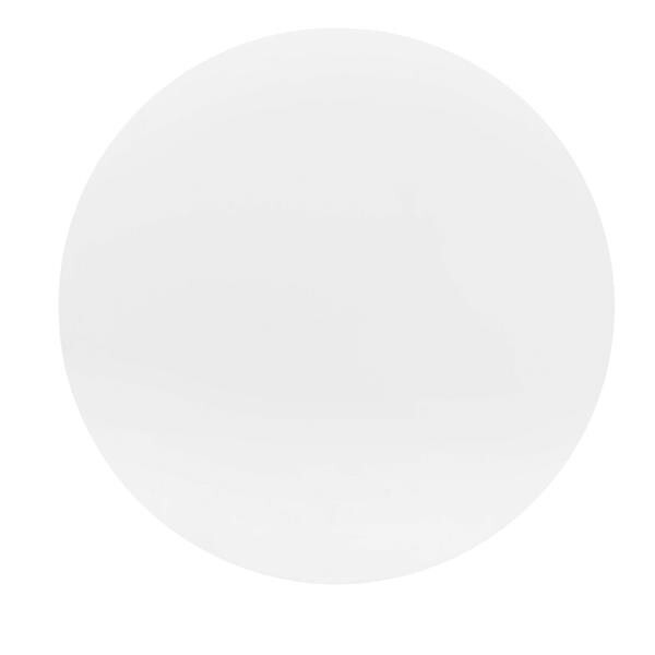 24'' Round All-Weather Quartz Restaurant Table Top in Winter White Marble Finish