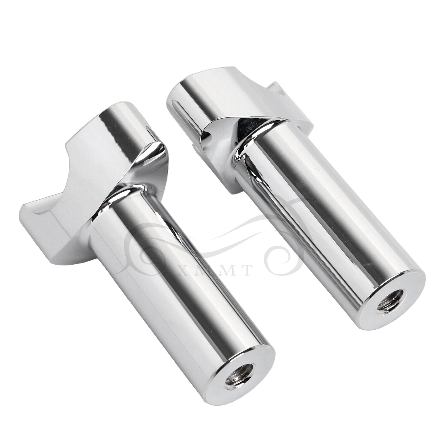 4" Chrome Handlebar Riser For Harley Dyna Road Glide Softail FXST Deluxe FLSTN
