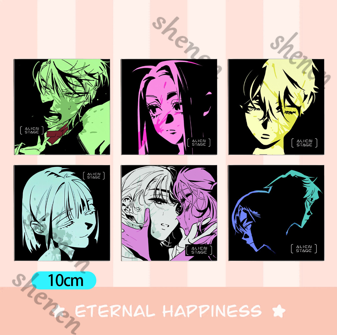 Alien Stage Till Sua luka Anime Acrylic Coaster Coasters Heat insulation Cospaly