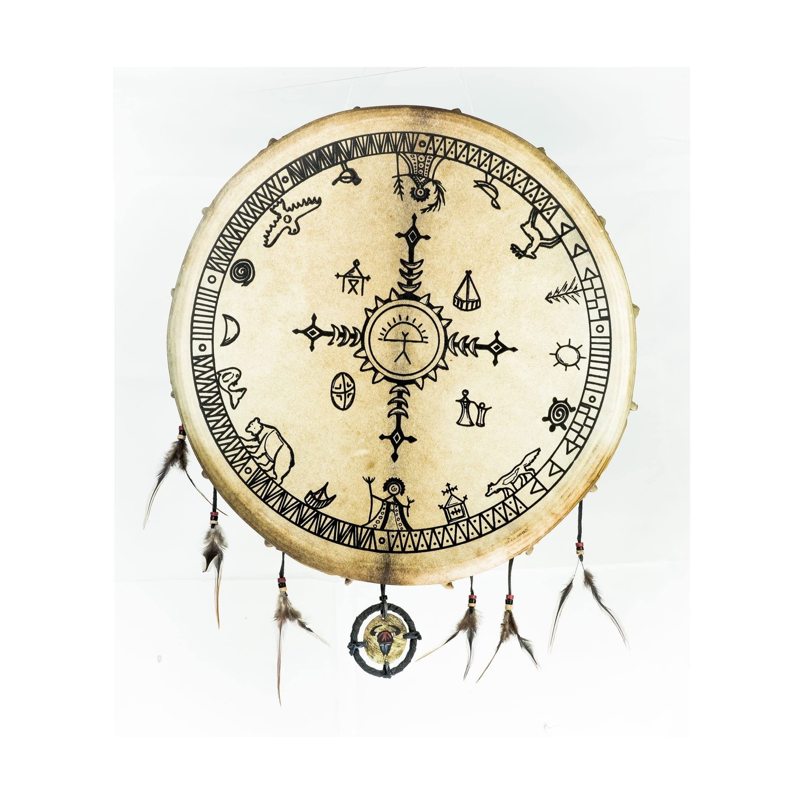 Shaman drum goat 16 inch Saami style