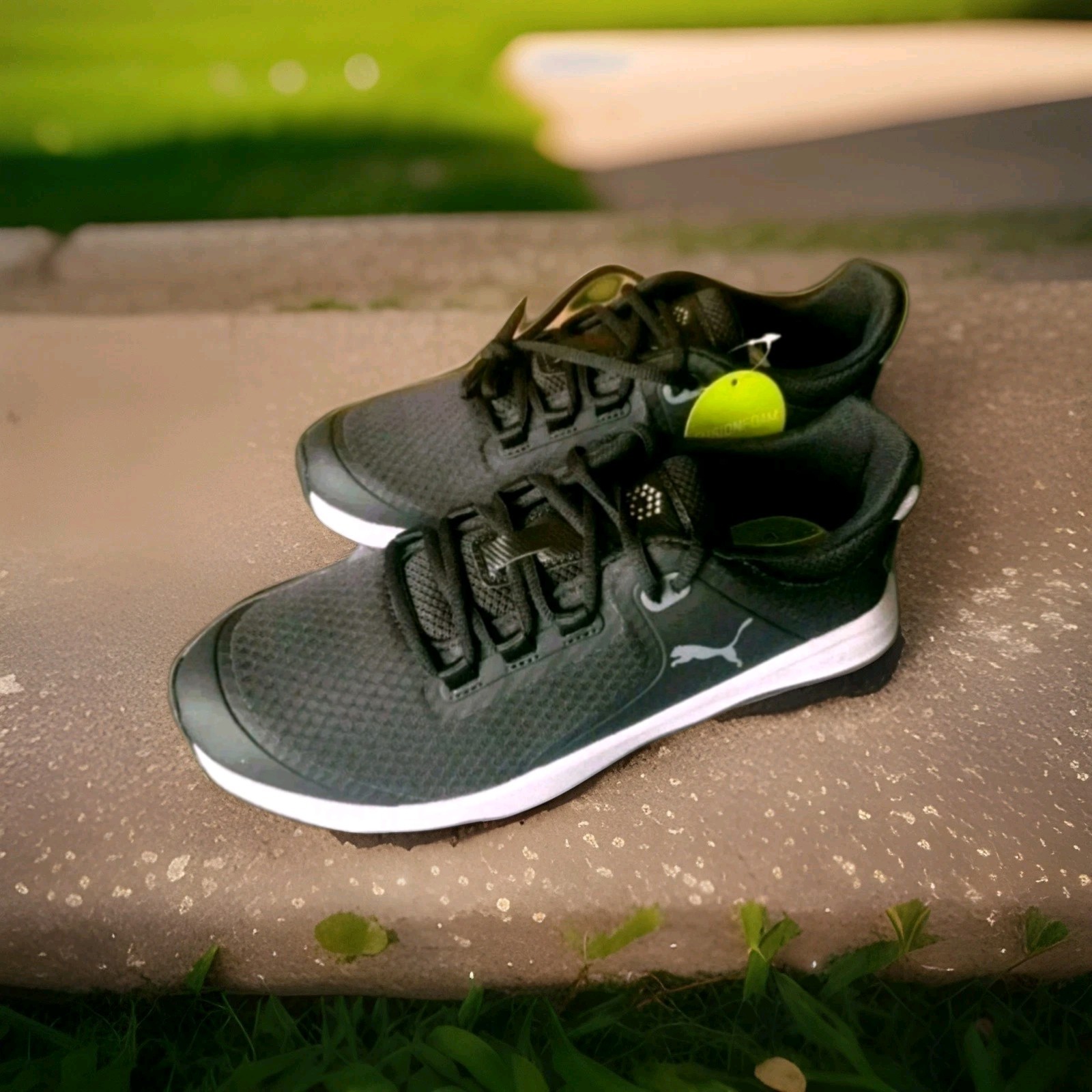 Puma Golf Men's Grip Fusion Sport Shoe, Black-Silver quiet Shade Size 11.5 NWT