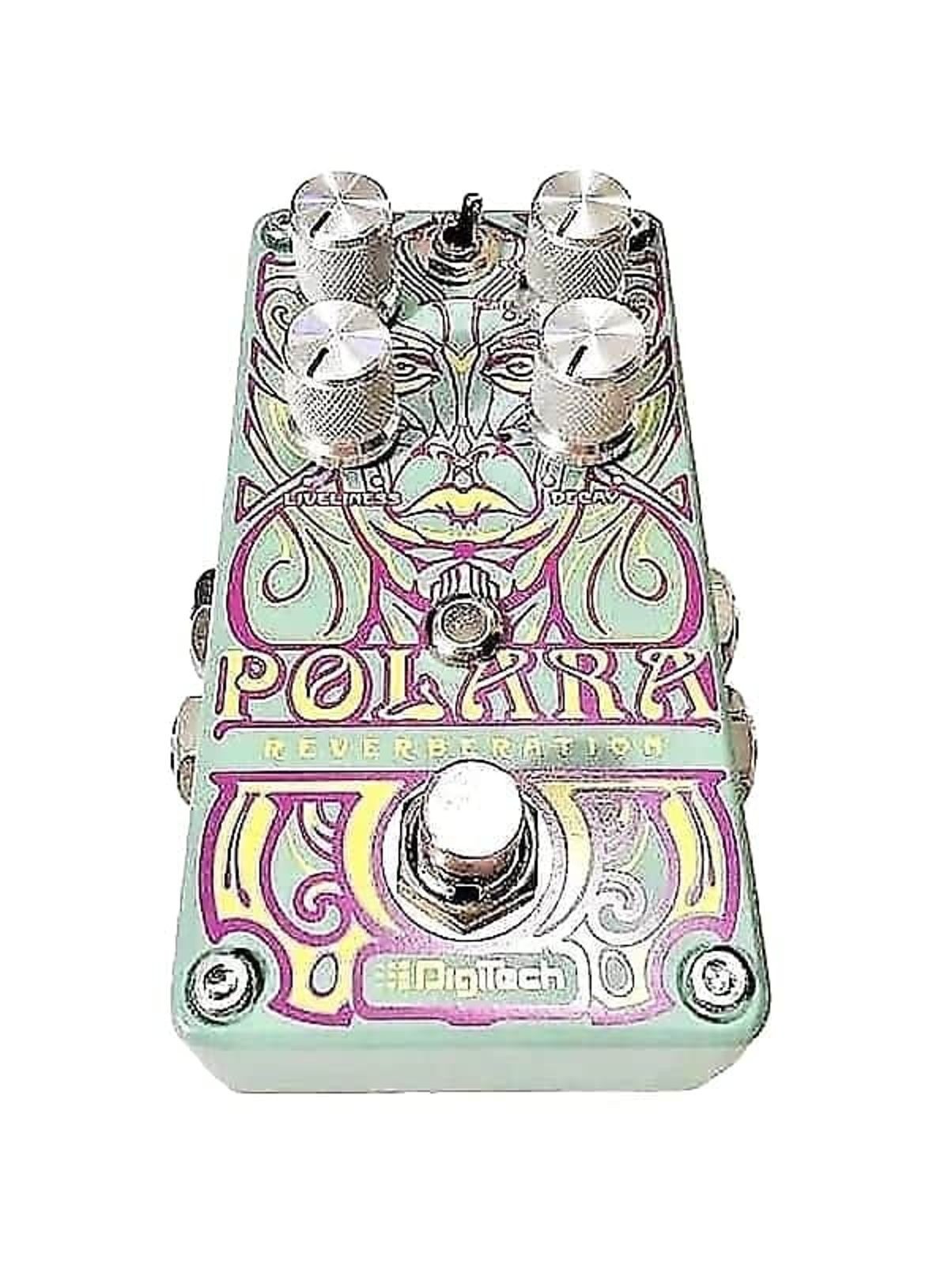 DigiTech Polara Reverb Guitar Effects Pedal (Chrome Knobs)