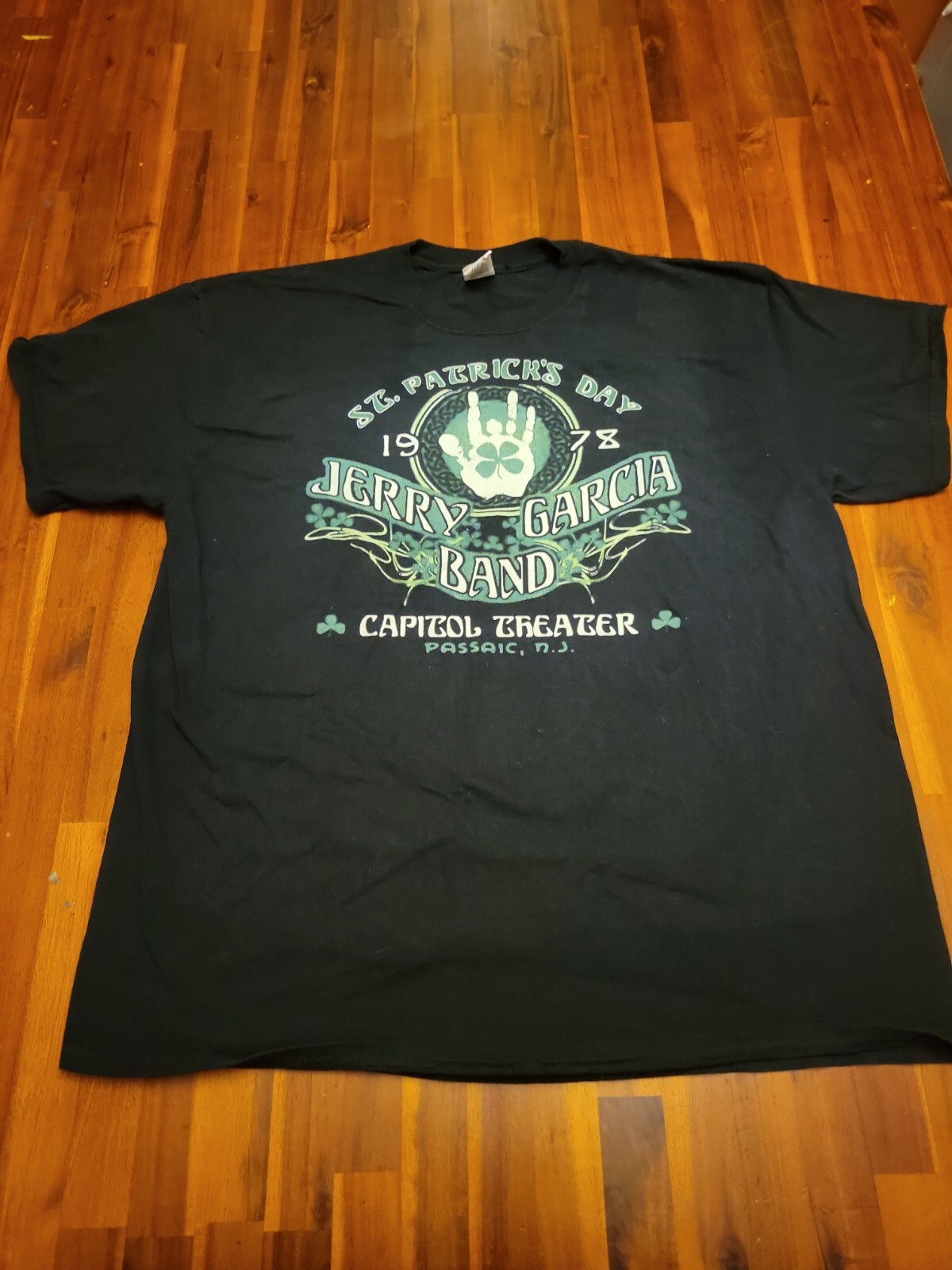 Jerry Garcia Band Capital Theater 1978 St Patricks Day T-shirt Size XL EUC